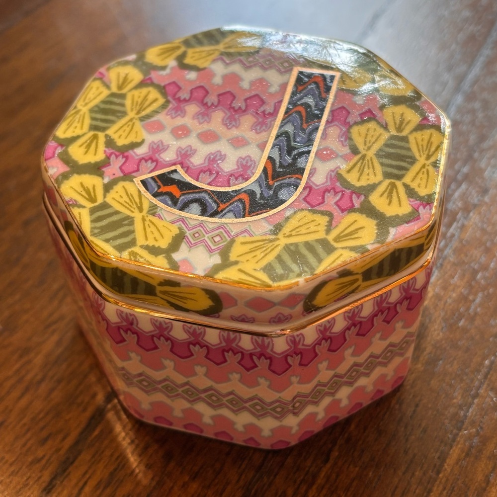 Anthropologie Monogram Trinket Dish